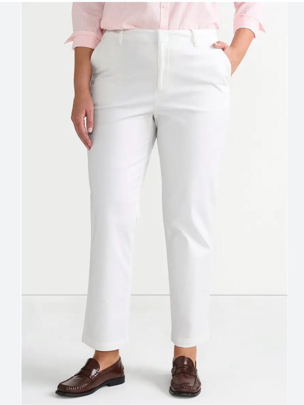 Banana Republic Mid Rise Classic Straight Leg Chino Ankle Pants NWT Size 6